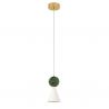 Lustra, Pendul metal auriu, marmura verde Mara
