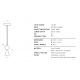 Pendule, Lustre suspendate - Lustra, Pendul metal auriu, marmura verde Mara