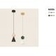 Pendule, Lustre suspendate - Lustra, Pendul metal auriu, marmura verde Mara