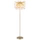 Lampa de podea metal auriu mat, cristale de sticla QUEENA