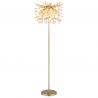 Lampa de podea metal auriu mat, cristale de sticla QUEENA