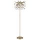 Lampadare - Lampa de podea metal auriu mat, cristale de sticla QUEENA
