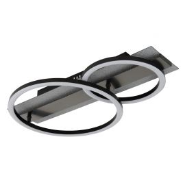 Plafoniere - Lustra tavan, Plafoniera cu 2 inele LED NORBERTO
