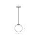 Pendule, Lustre suspendate - Lustra, Pendul LED 5W On-Off, SOL Alabaster