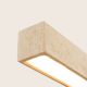 Pendule, Lustre suspendate - Lustra LED din travertin suspendata LITHO 120cm