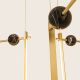 Pendule, Lustre suspendate - Lustra LED 81W metal alama periata, marmura neagra Arpa