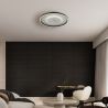 Plafoniera LED CCT sticla oglinda cu efect 3D MIRRORA