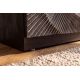 Vitrine - Vitrina design vintage GOLDEN SUNSET 180cm lemn negru/ auriu