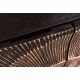 Comode - Comoda design vintage GOLDEN SUNSET 100cm lemn negru/ auriu
