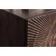 Comode - Comoda design vintage GOLDEN SUNSET 100cm lemn negru/ auriu