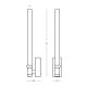 Aplice, corpuri de iluminat pentru pereti - Aplica de perete LED 9W KERI metal bronz antic inchis