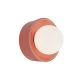 Aplice, corpuri de iluminat pentru pereti - Aplica de perete din ceramica roz si sticla Rainbow