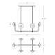 Candelabre, Lustre - Lustra LED suspendata TAPEL