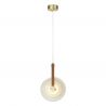Lustra, Pendul metal auriu, sticla Goldi