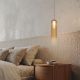 Pendule, Lustre suspendate - Lustra, Pendul LED modern sticla champagne SAPEL