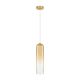 Pendule, Lustre suspendate - Lustra, Pendul LED modern sticla champagne SAPEL
