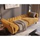 Canapele - Canapea extensibila, Catifea Vogue galben mustar, Maison Belle Affaire 220cm