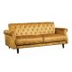 Canapele - Canapea extensibila, Catifea Vogue galben mustar, Maison Belle Affaire 220cm