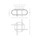 Lustre aplicate - Lustra LED aplicata tavan SILCO negru/ alb