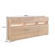 Comode - Comoda din lemn de mango cu iluminare LED GRAND 180cm