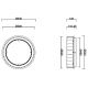 Lustre aplicate - Lustra aplicata LED moderna Savoy 24W