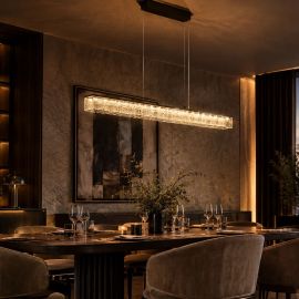 Pendule, Lustre suspendate - Lustra liniara LED suspendata Savoy 28W