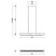 Pendule, Lustre suspendate - Lustra liniara LED suspendata Savoy 28W