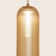 Pendule, Lustre suspendate - Lustra cu 5 pendule LED sticla champagne SAPEL