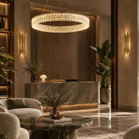 Pendule, Lustre suspendate - Lustra circulara LED suspendata Savoy 40W