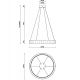 Pendule, Lustre suspendate - Lustra circulara LED suspendata Savoy 40W