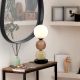 Veioze - Lampa, Veioza din ceramica si sticla Caeli