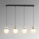 Pendule, Lustre suspendate - Lustra cu 4 pendule din ceramica si sticla Caeli