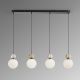 Pendule, Lustre suspendate - Lustra cu 4 pendule din ceramica si sticla Caeli