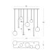 Pendule, Lustre suspendate - Lustra tavan dreptunghiulara cu pendule LED, LORR auriu