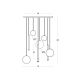 Pendule, Lustre suspendate - Lustra tavan rotunda cu pendule LED, LORR auriu
