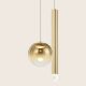 Pendule, Lustre suspendate - Lustra tavan rotunda cu pendule LED, LORR auriu
