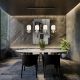 Pendule, Lustre suspendate - Lustra moderna cu 4 pendule LED Bianca