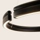 Pendule, Lustre suspendate - Lustra LED circulara iluminat sus si jos PICO negru 80cm