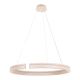Pendule, Lustre suspendate - Lustra LED circulara iluminat sus si jos PICO bej 80cm