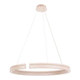 Pendule, Lustre suspendate - Lustra LED circulara iluminat sus si jos PICO bej 80cm