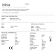Pendule, Lustre suspendate - Lustra, Pendul din ceramica si sticla Nibia