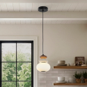 Lustra, Pendul LED din ceramica si sticla Mirta