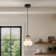 Pendule, Lustre suspendate - Lustra, Pendul LED din ceramica si sticla Mirta