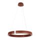 Lustra LED circulara iluminat sus si jos PICO maro 60cm