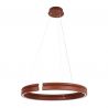 Lustra LED circulara iluminat sus si jos PICO maro 60cm
