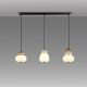 Pendule, Lustre suspendate - Lustra cu pendule LED din ceramica si sticla Mirta