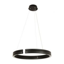 Pendule, Lustre suspendate - Lustra LED circulara iluminat sus si jos PICO negru 60cm