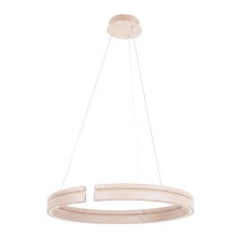 Pendule, Lustre suspendate - Lustra LED circulara iluminat sus si jos PICO bej 60cm