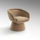 Fotolii - Fotoliu LUX modern cu tesatura chenille maro deschis Martina