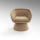 Fotolii - Fotoliu LUX modern cu tesatura chenille maro deschis Martina